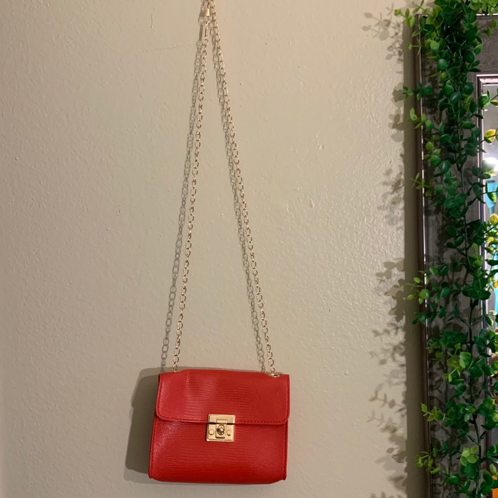 🌶3 for $10// Red Crossbody Purse